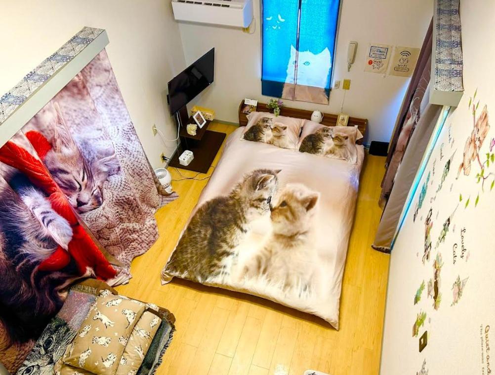 Апартаменты Tokyo Shibuya Shinjyuku Cat House ! Экстерьер фото